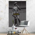 Quadro Decorativo Estátua Grega Aesthetic 90x60cm - Encanto e Mistério para Quartos de Sono Profundo