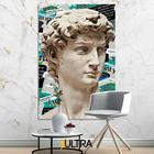 Quadro Decorativo Estátua Grega Aesthetic 90x60cm - Paixão e Desejo para Quartos de Romance