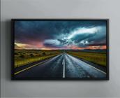 Quadro Decorativo Estradas Horizonte Paisagem Natureza Salas Tela Canvas Premium GG