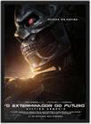 Quadro Decorativo Exterminador Do Futuro Filmes Cartaz Cinema Decorações Com Moldura G02