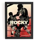 Quadro Decorativo Filme Rocky Balboa Boxe Arte