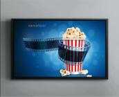 Quadro Decorativo Filmes Pipoca Decorações Séries Cinema Tela Canvas Premium