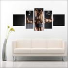 Quadro Decorativo Fitness Pilates Academias Decorar 5 Peças TT3