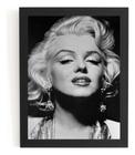 Quadro Decorativo Foto Marilyn Monroe Poster Moldurado