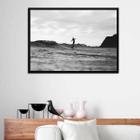 Quadro Decorativo Fotografia Surfista 34x23cm