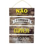 Quadro decorativo frases engraçadas cerveja várias estampas