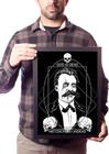 Quadro Decorativo Friedrich Nietzsche Arte Místico Ocultismo