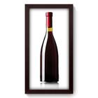 Quadro Decorativo - Garrafa de Vinho - 19cm x 34cm - 070qdcp