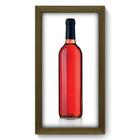 Quadro Decorativo - Garrafa de Vinho - 19cm x 34cm - 071qdcm