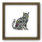 Quadro Decorativo - Gato - 33cm x 33cm - 262qdsm