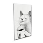 Placa decorativa infantil desenho gato pb - Wallkids - Placa Decorativa -  Magazine Luiza