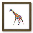 Quadro Decorativo - Girafa - 33cm x 33cm - 293qdsm