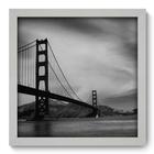 Quadro Decorativo - Golden Gate - 33cm x 33cm - 008qnmbb