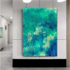 Quadro Decorativo Grande Abstrato Acqua - 150x80cm
