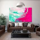 Quadro Decorativo Grande Abstrato Candy - 120x60cm