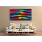 Quadro Decorativo Grande Abstrato Magic Colors - 150x80cm
