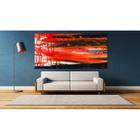 Quadro Decorativo Grande Abstrato Petonia - 120x60cm