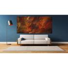Quadro Decorativo Grande Abstrato Red Velvet - 120x60cm