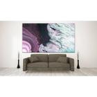 Quadro Decorativo Grande Contemporâneo Abstrato Lilac - 120x80cm
