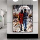 Quadro Decorativo Grande Contemporâneo Conceitual Romance Air Passion - 120x60cm