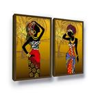 Quadro Decorativo Grande Mulher Negra Africana Luxo