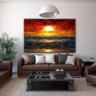 Quadro Decorativo Grande Paisagem Amazing Beautiful Sunset - 180x120cm