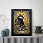 Quadro Decorativo Guaxinim Hufflepuff 24X18Cm