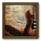 Quadro Decorativo - Guitarra - 22cm x 22cm - 001qdgm