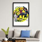 Quadro Decorativo Homem-Aranha 50x70 cm Placa Decorativa em MDF para Decoração de interiores