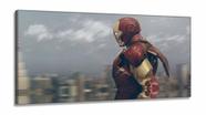 Quadro Decorativo Homem de ferro A em Tecido Canvas 130x60