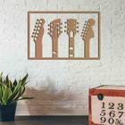 Quadro Decorativo Instrumentos Musicais - Mdf 3Mm 002