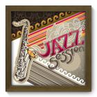 Quadro Decorativo - Jazz - 22cm x 22cm - 015qdgm