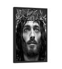Quadro Decorativo Jesus Cristo Coroa de Espinho Religião Salvação Quarto Sala 30x40cm