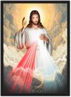 Quadro Decorativo Jesus Divina Misericórdia Decorações Com Moldura G003