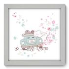 Quadro Decorativo - Just Married - 22cm x 22cm - 005qdob