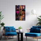 Quadro Decorativo Leão Filhote Cidade Animais Selva de Pedra