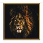 Quadro Decorativo Leao Realista Africana Motivacao Grande