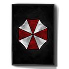 Quadro Decorativo Logo Simbolo Umbrella Resident Evil