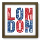 Quadro Decorativo - London - 33cm x 33cm - 090qdmm