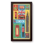 Quadro Decorativo - Londres - 19cm x 34cm - 243qdmp