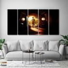 Quadro Decorativo Lord-Of-The-Rings 5 peças 140x65