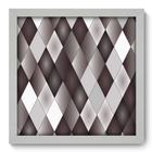 Quadro Decorativo - Losangos - 33cm x 33cm - 008qdab