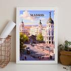 Quadro Decorativo Madrid - Espanha 24x18cm