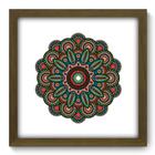 Quadro Decorativo - Mandala - 33cm x 33cm - 115qddm