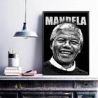 Quadro Decorativo Mandela 45X34Cm - Com Vidro