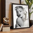 Quadro Decorativo Marilyn Monroe 45x34cm - com vidro