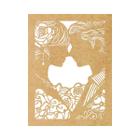 Quadro Decorativo Mdf Cru Decorativo Beijo Florido 40X20Cm