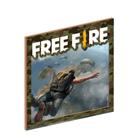 PALAVRA FREE FIRE 30X17CM C/BASE - Madeira Arte e Cia