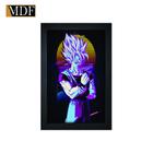 Quadro Decorativo Com Moldura 34x24cm - Dragon Ball Z - Goku