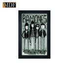 Quadro Decorativo Moldura Pintada Gel Ramones 30x20 Mdf Adesivado